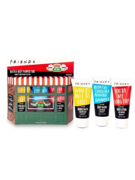 Σετ Περιποίησης Σώματος Friends με Καρύδα Central Perk Pamper Trio