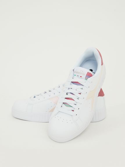 Glitter Rainbow P Step Sneakers