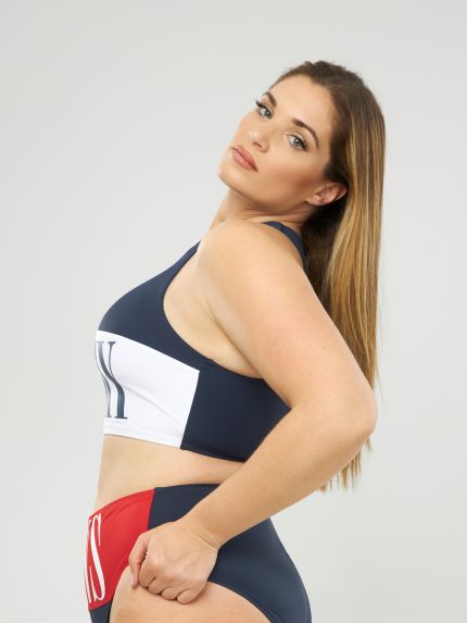 High Neck Bikini Top - Twilight Navy