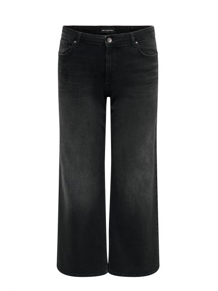 Carjulles mid waist wide leg fit jeans