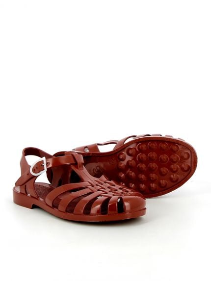 Jelly Sandals Sun in Terracotta
