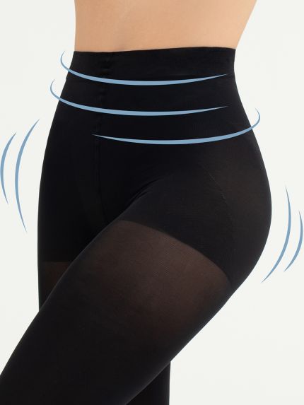 80 DENIER Opaque control regular waist shaping tights