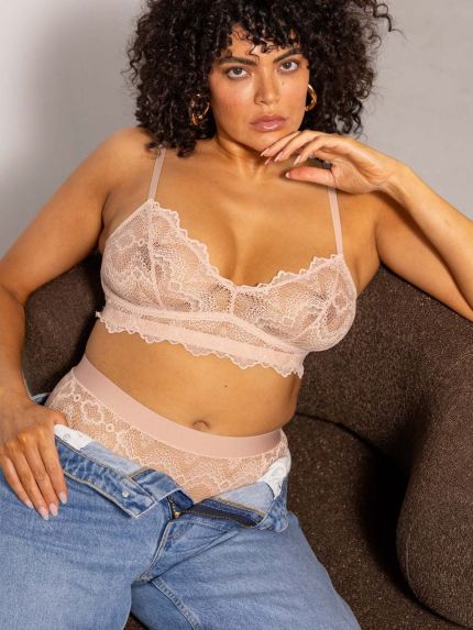 Lace Balconette Nude