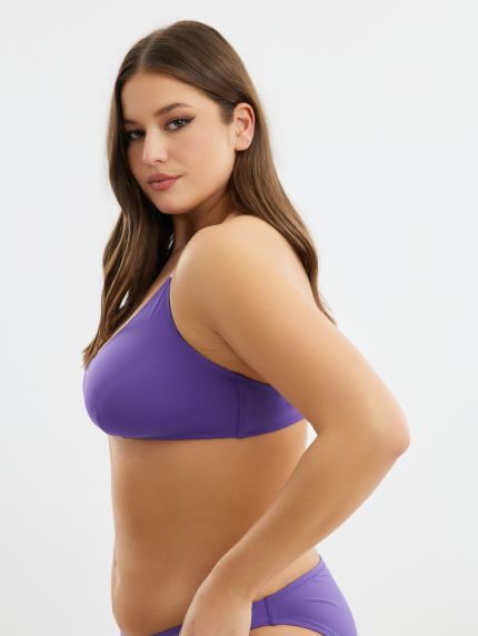 Bralette μαγιό τοπ Quantum Purple