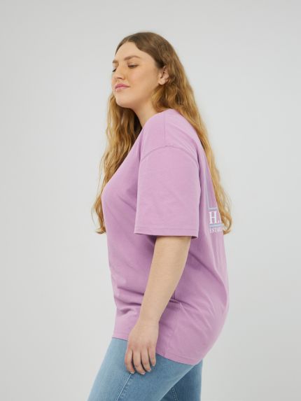 Loose Tee in Pansy