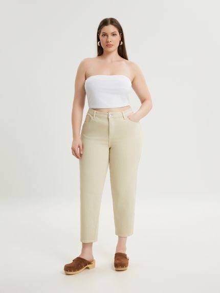 Ψηλόμεσο τζιν mom fit