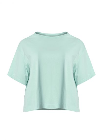 Relaxed fit basic cotton t-shirt