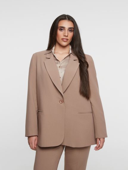Basic blazer with tailored fit