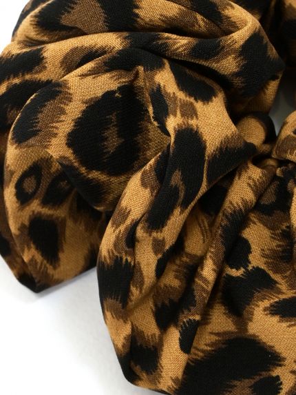 Scrunchie με animal τύπωμα