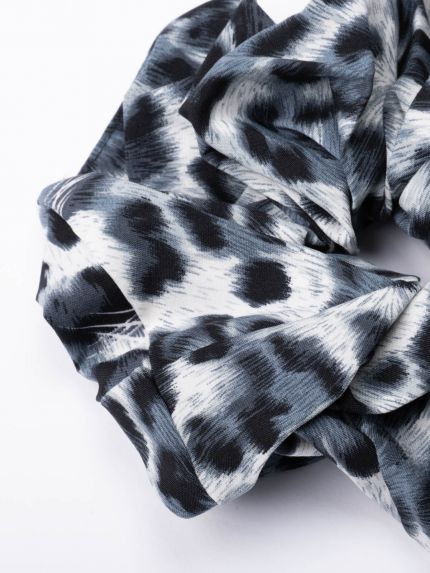 Scrunchie με λεοπάρ print