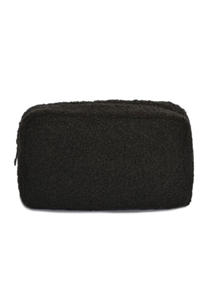 Soft teddy cosmetic storage pouch