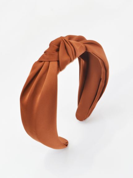 Taffeta knotted headband