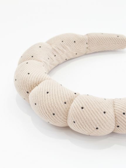 Στέκα μαλλιών με ενίσχυση & strass
