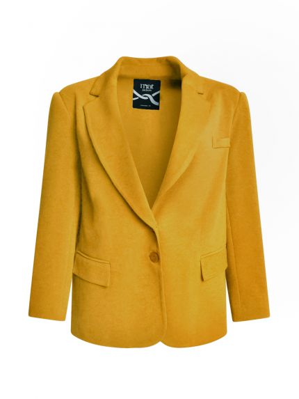 Structured buttoned blazer