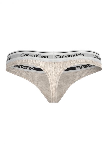 Thong Modern Cotton in Oatmeal Heather