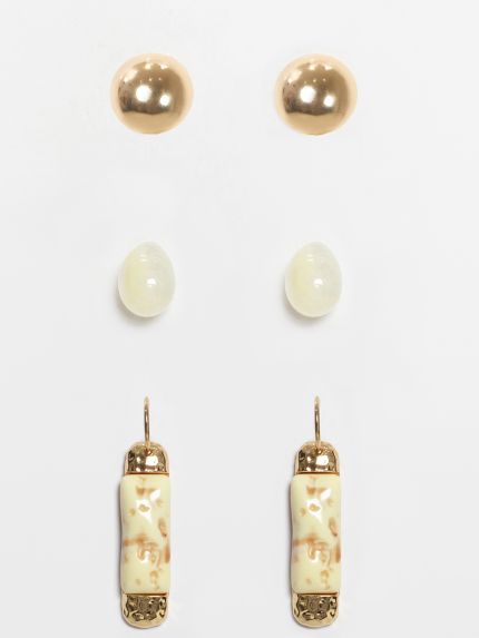 Timeless Neutrals earring set 