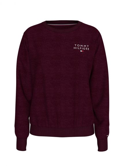 Original Logo Lounge Sweatshirt Deep Burgundy