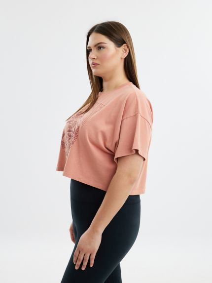 UA Heavyweight Dusk to Dawn Crop Short Sleeve