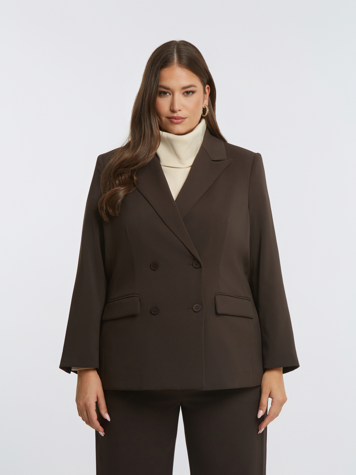 Σταυρωτό σακάκι φωτογραφία