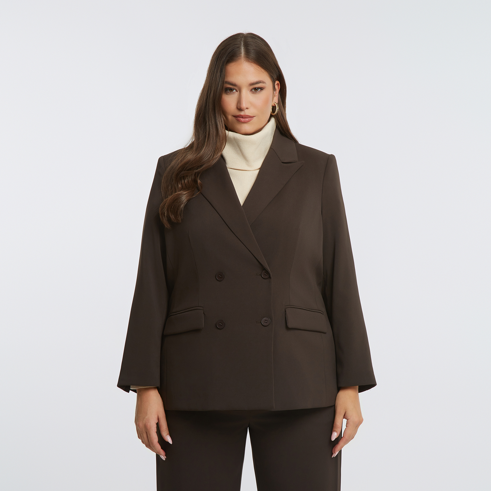 MAT FASHION Σταυρωτό σακάκι