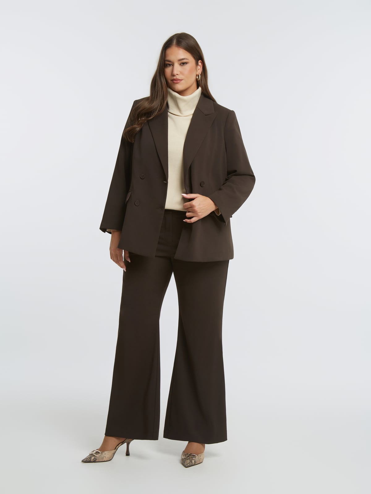 Σταυρωτό σακάκι φωτογραφία