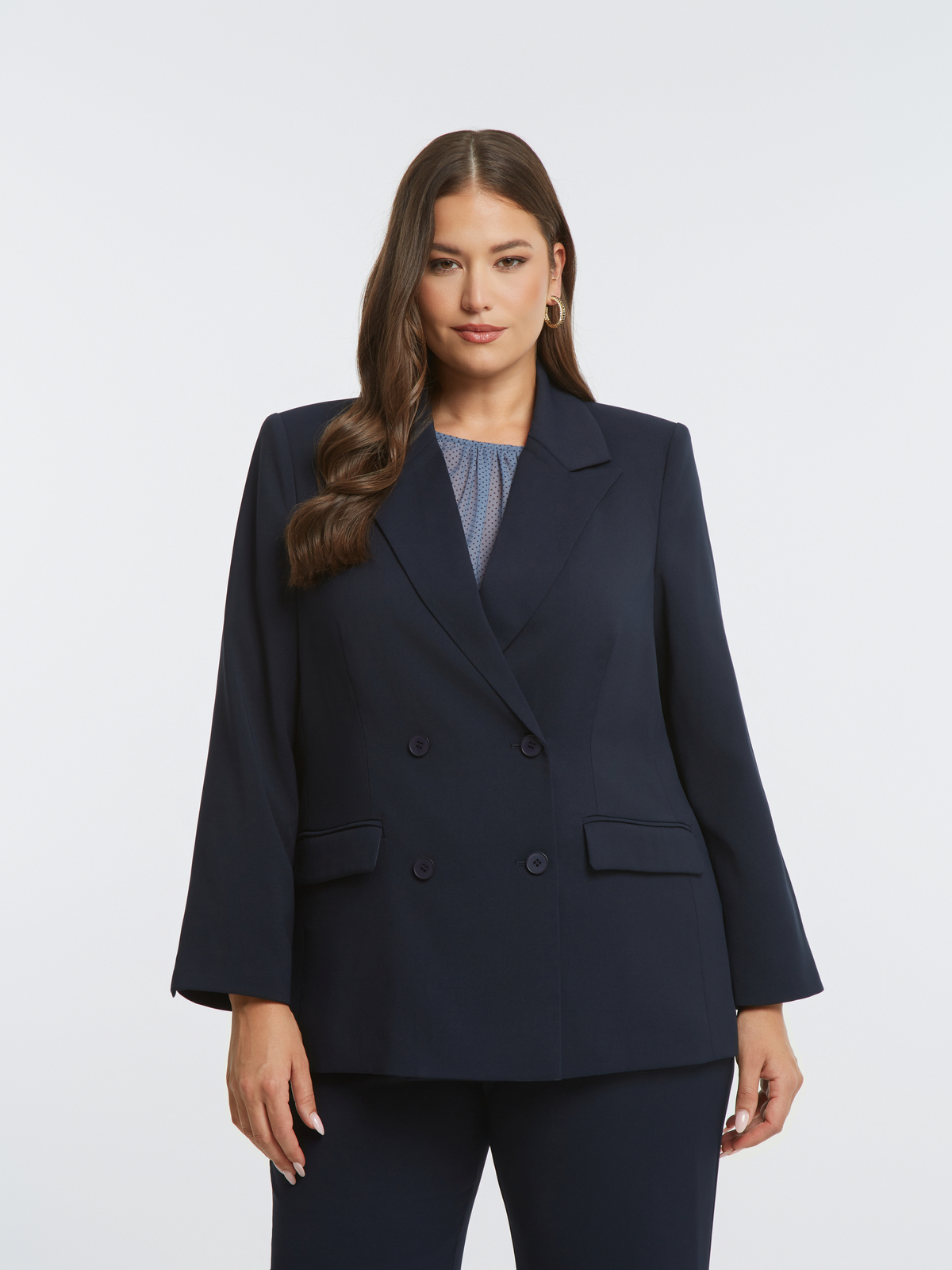 Σταυρωτό σακάκι φωτογραφία