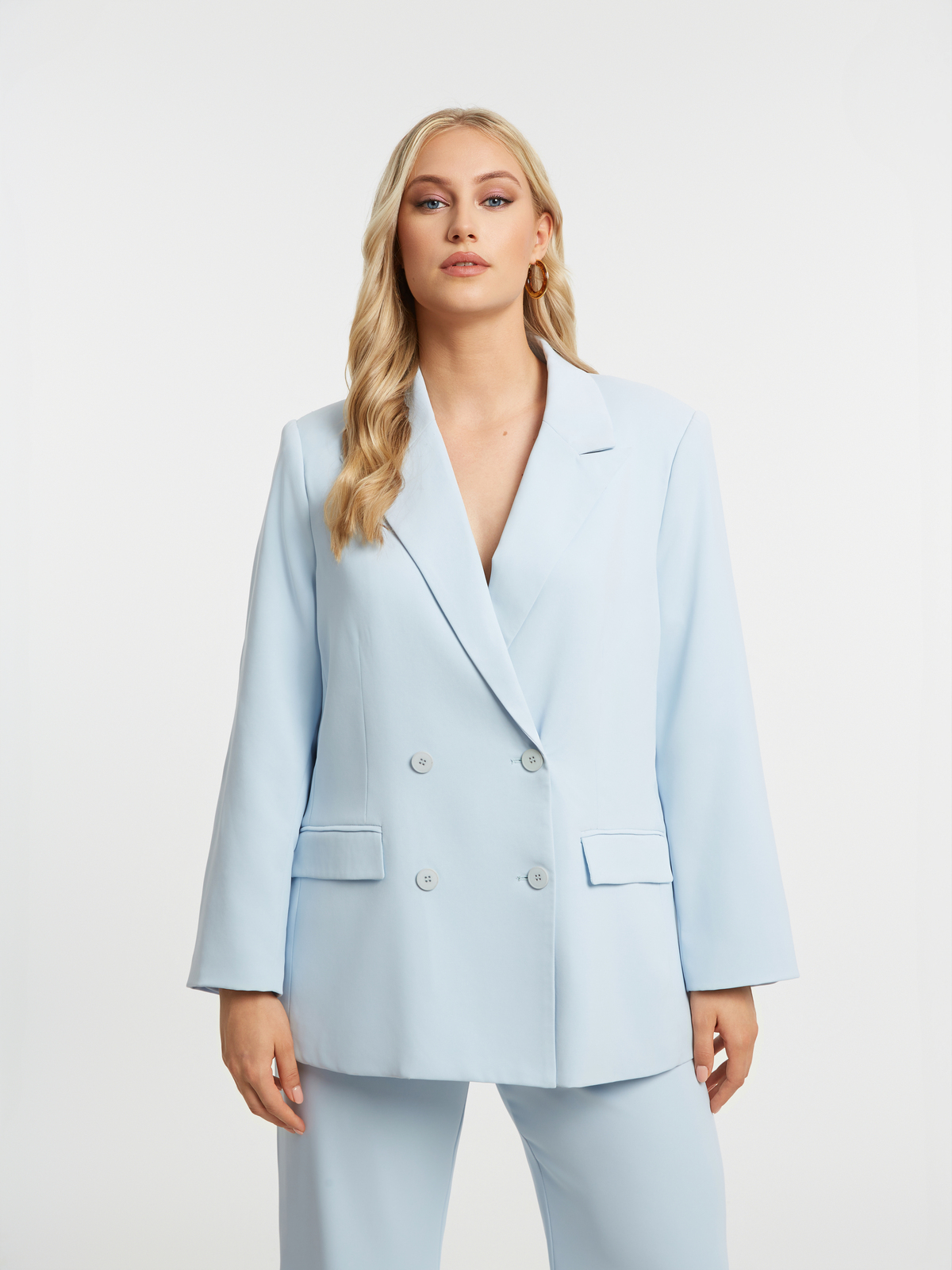 Σταυρωτό σακάκι φωτογραφία