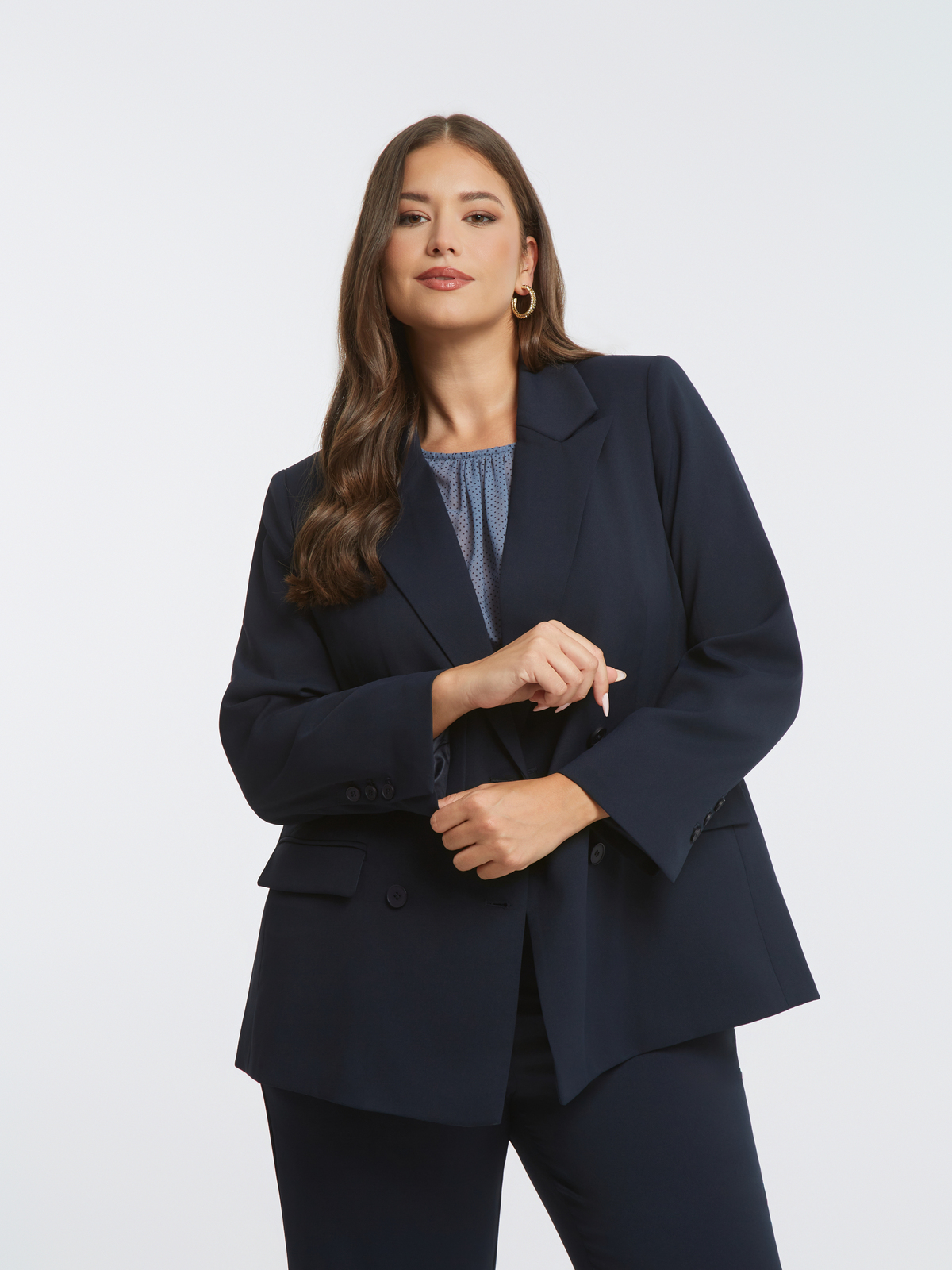 Σταυρωτό σακάκι φωτογραφία