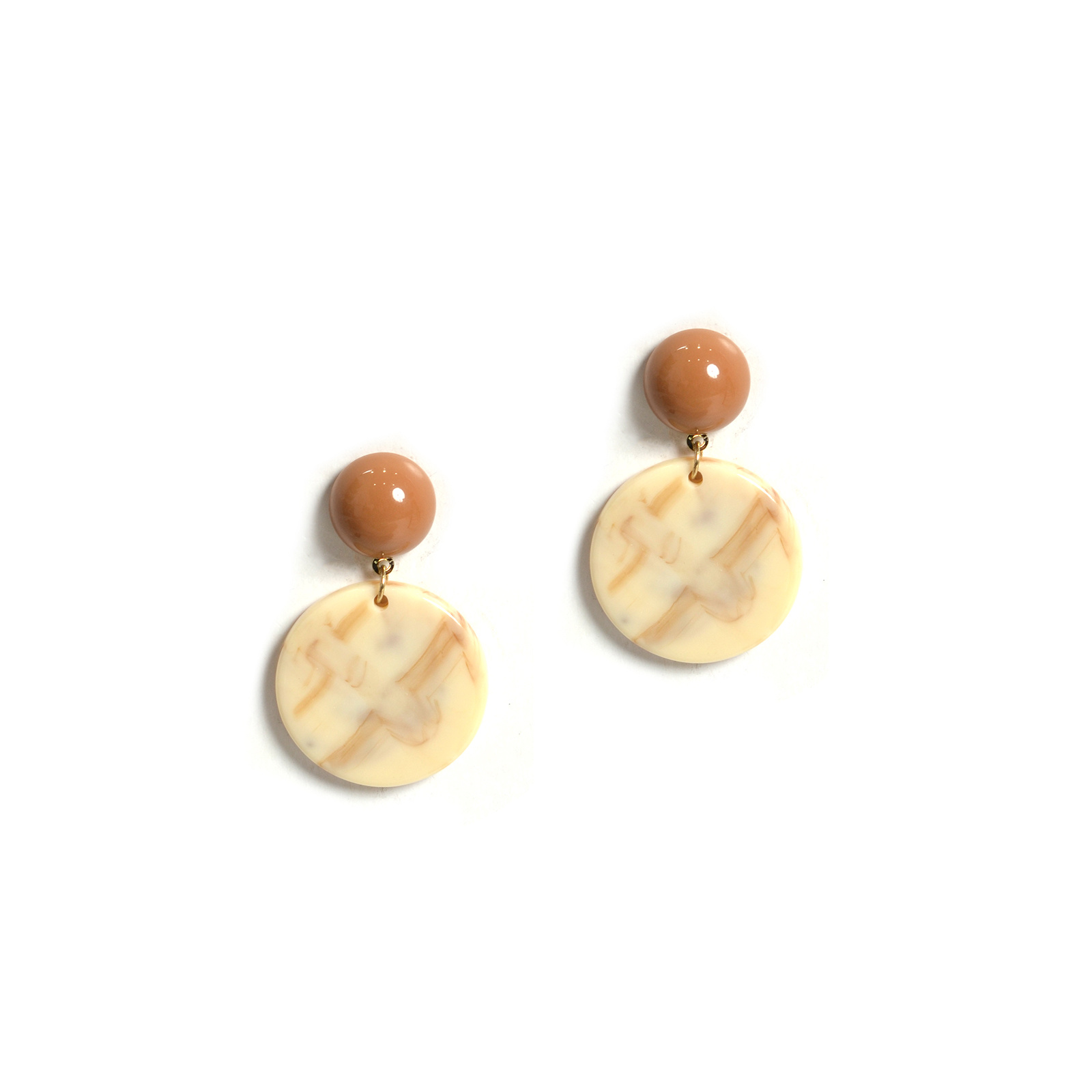 Σκουλαρίκια με διπλές πέτρες