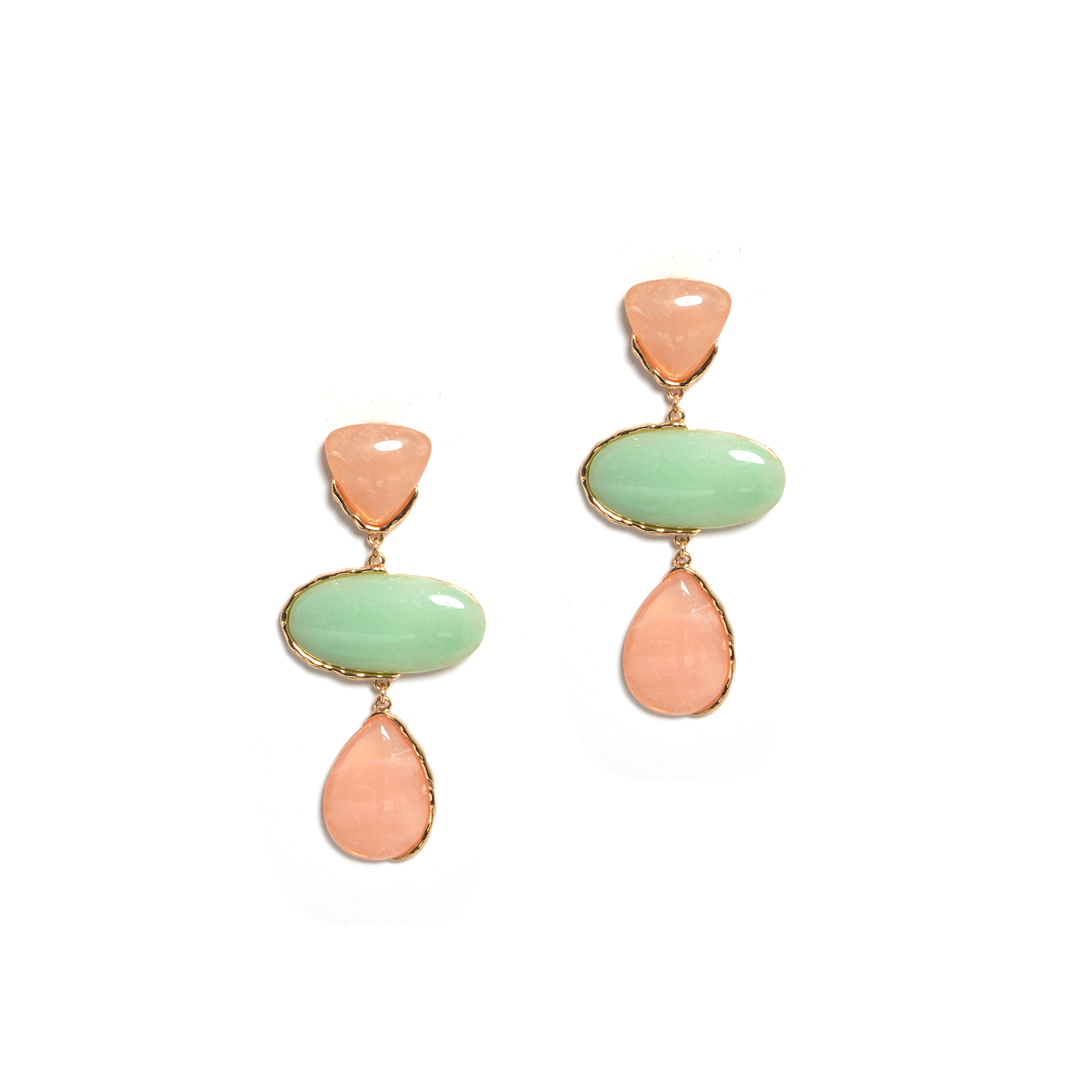 Irregular drop earrings