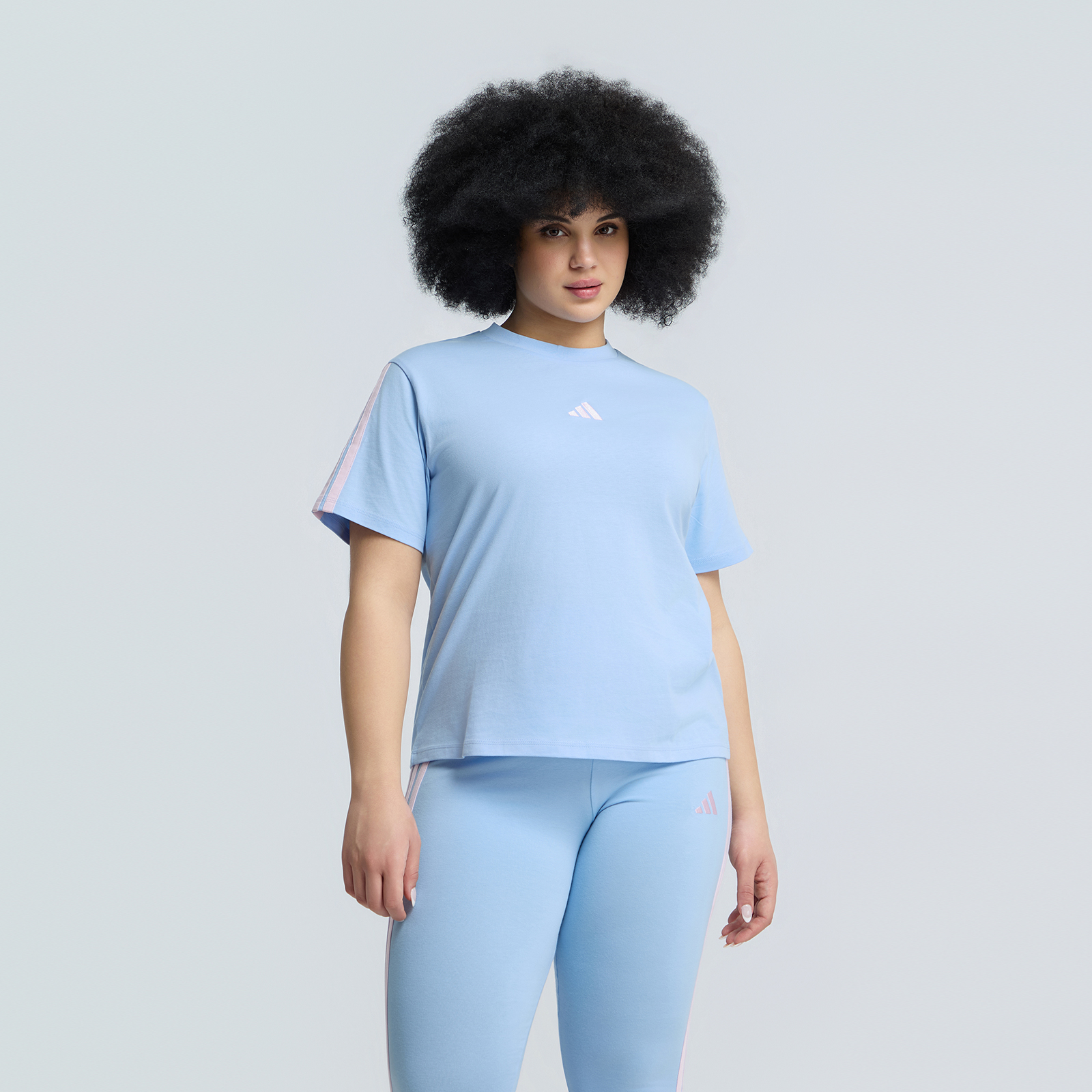 Essentials 3-Stripes Cotton Tee