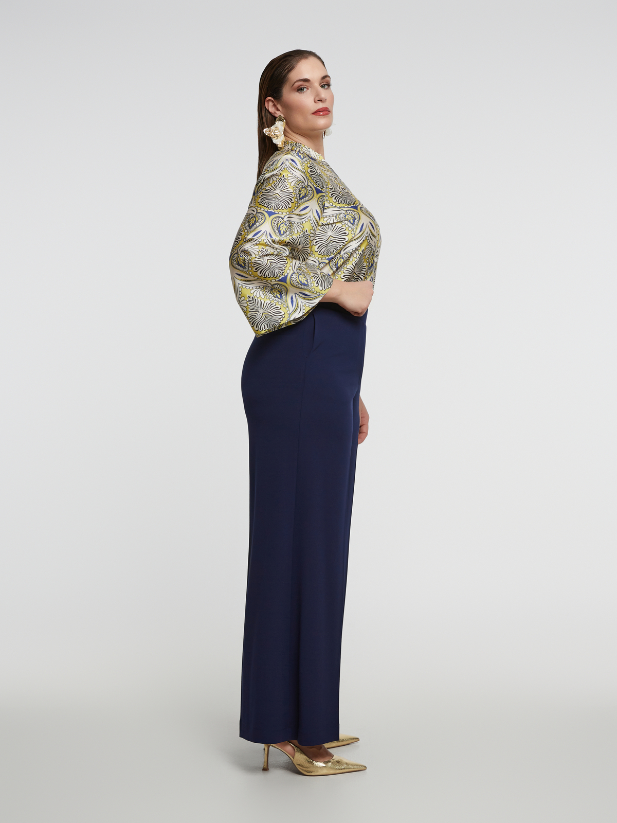 Παντελόνα Eva ψηλόμεση φωτογραφία