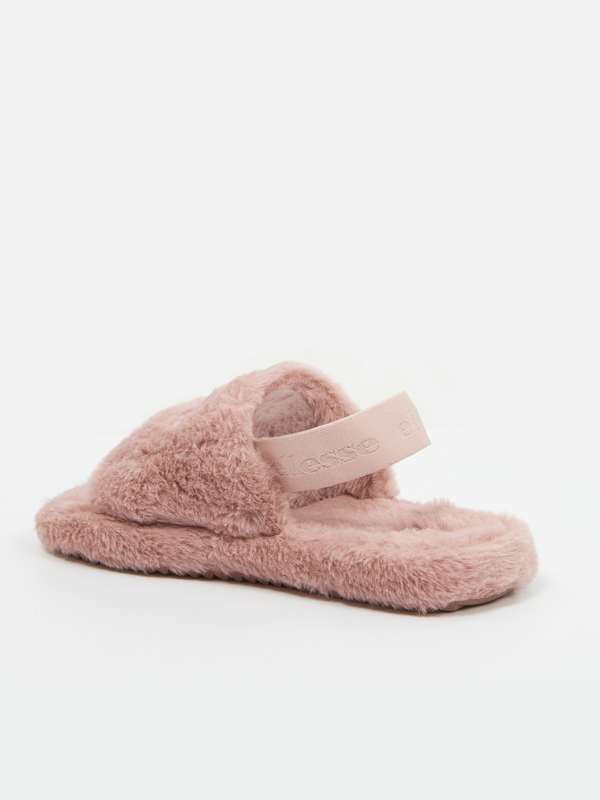 Slippers γούνινα ροζ φωτογραφία