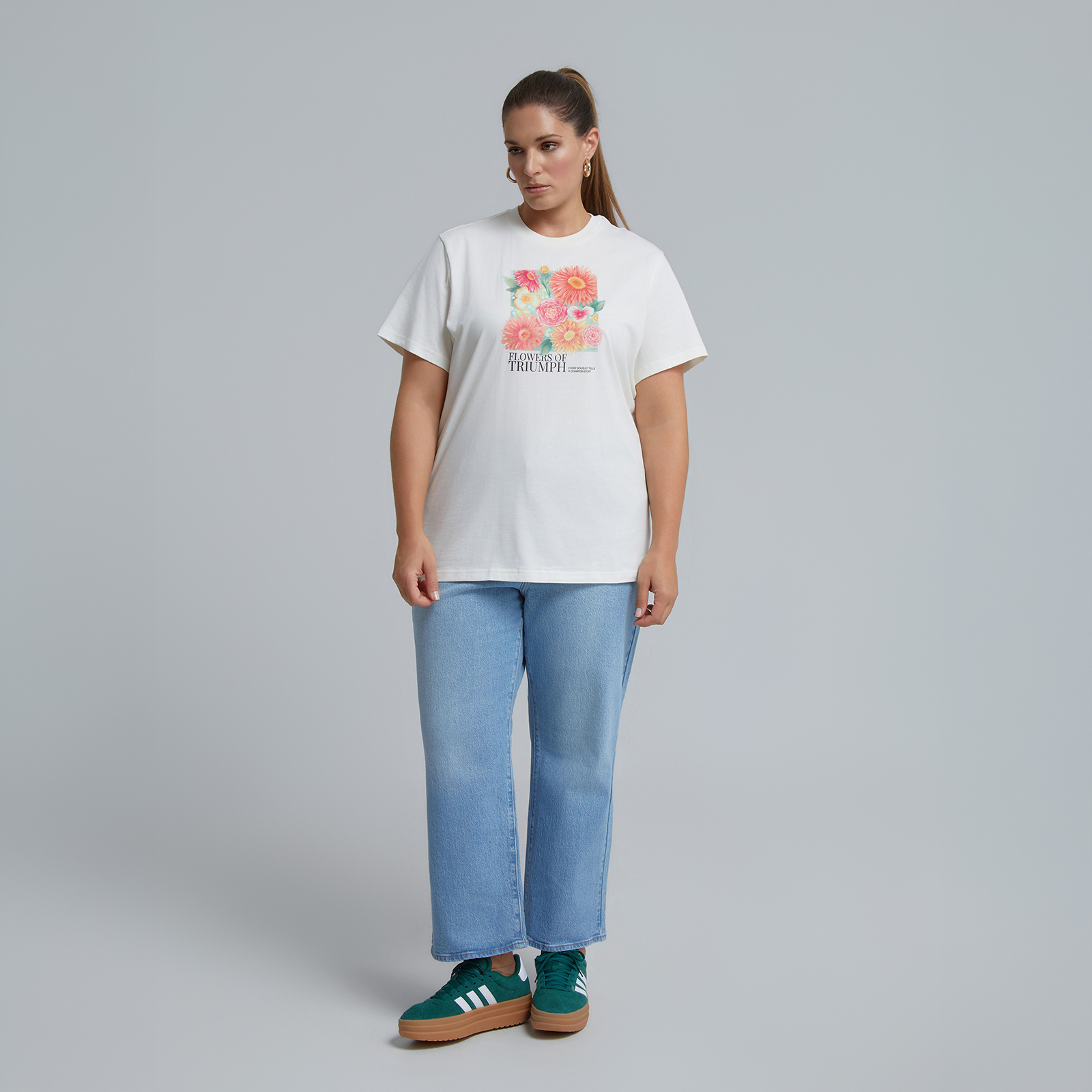 Μπλούζα Floral Loose Graphic T-shirt 2