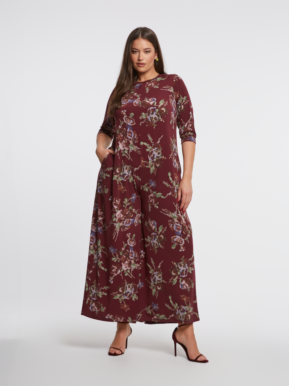 Ολόσωμη φόρμα φλοράλ φωτογραφία