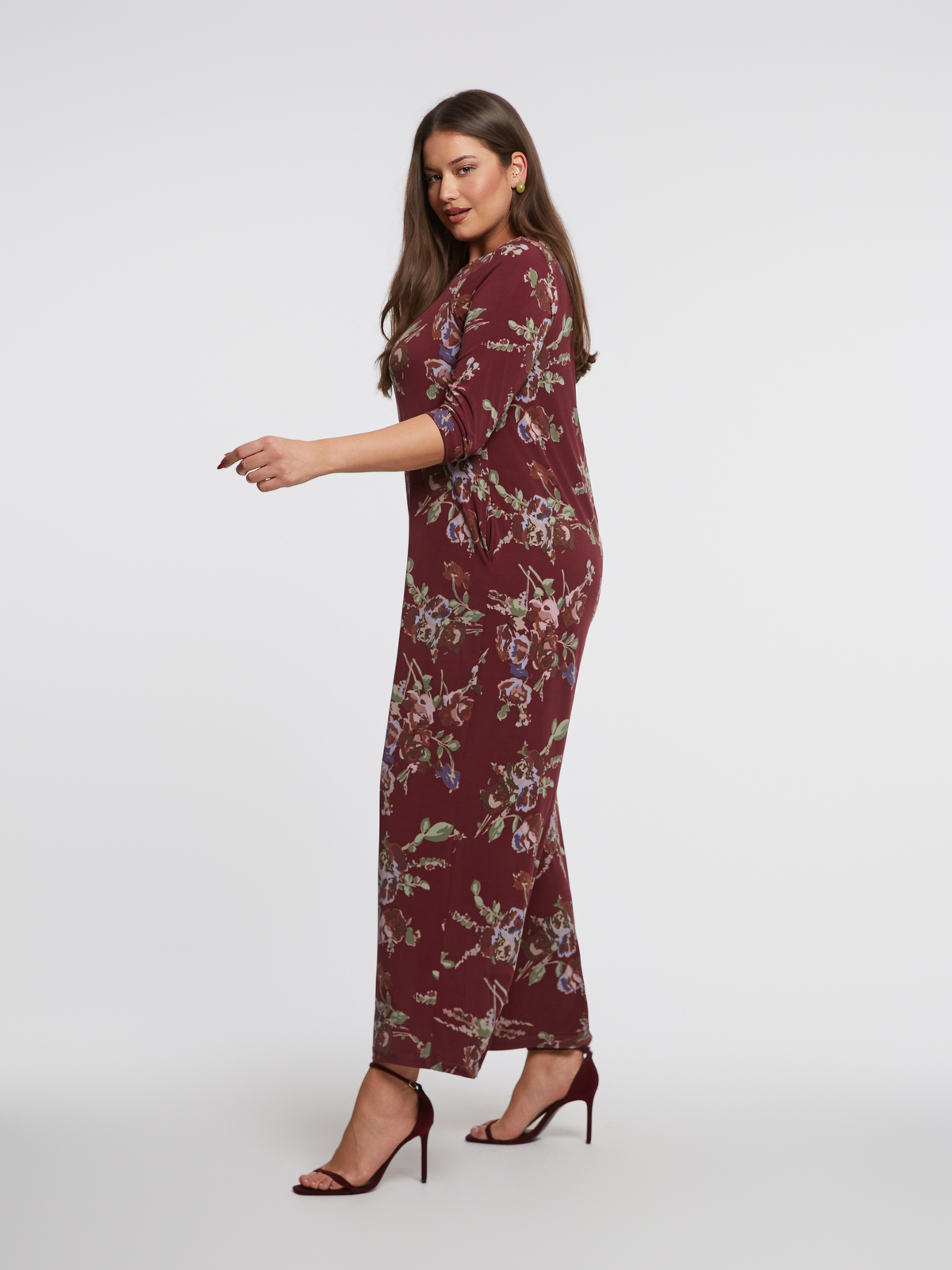 Ολόσωμη φόρμα φλοράλ φωτογραφία