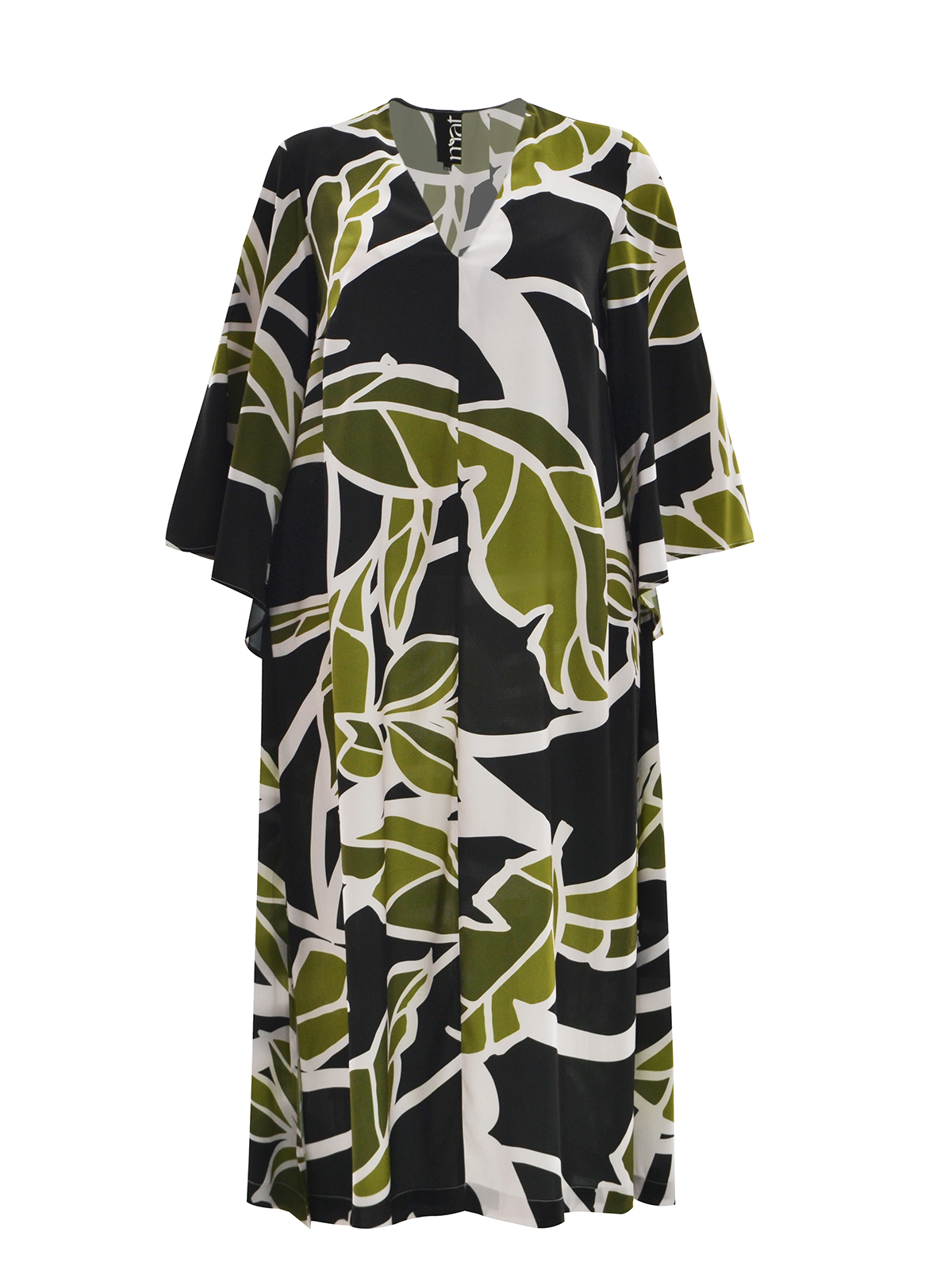 Φόρεμα καφτάνι oversized εμπριμέ φωτογραφία