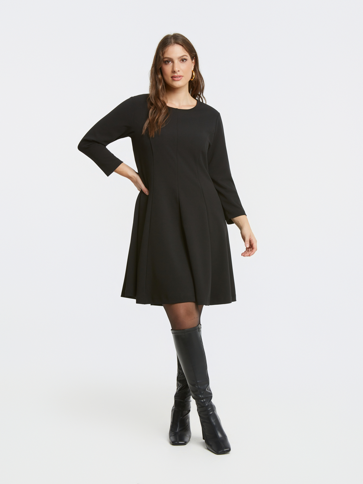 Φόρεμα jersey σε Α-γραμμή φωτογραφία