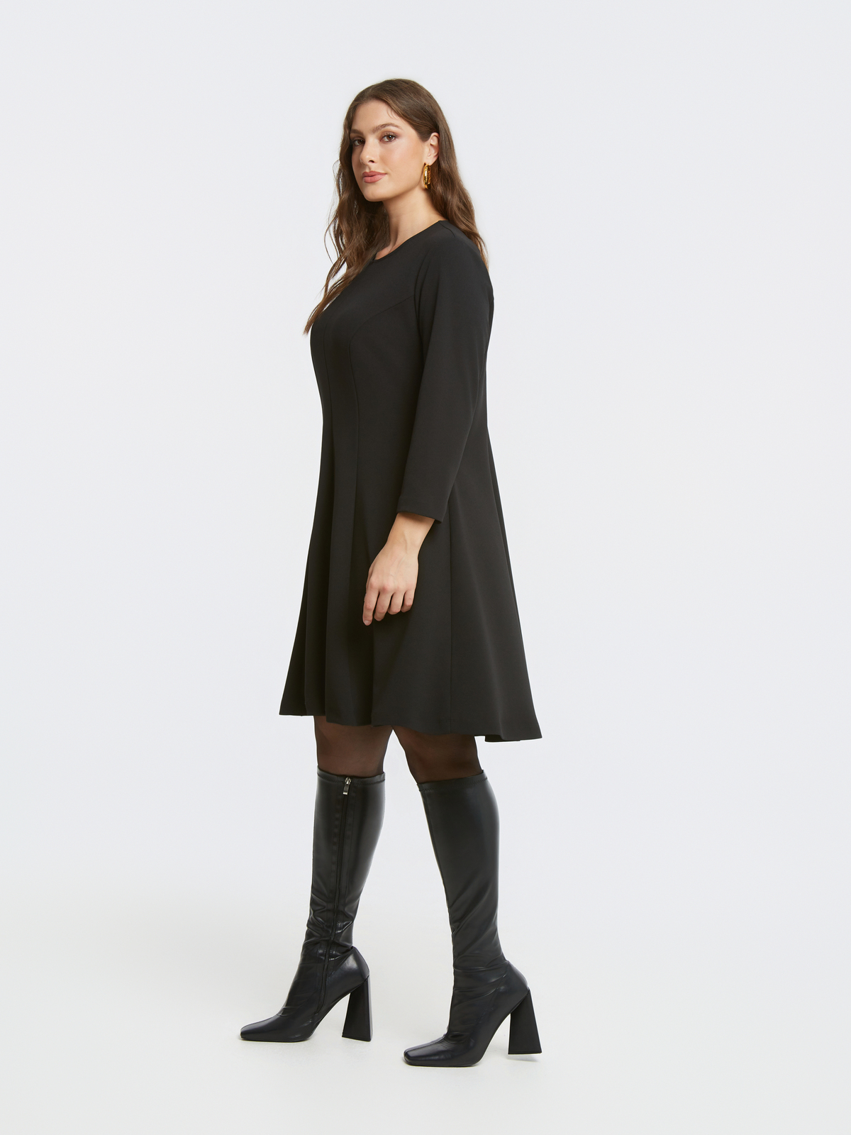 Φόρεμα jersey σε Α-γραμμή φωτογραφία