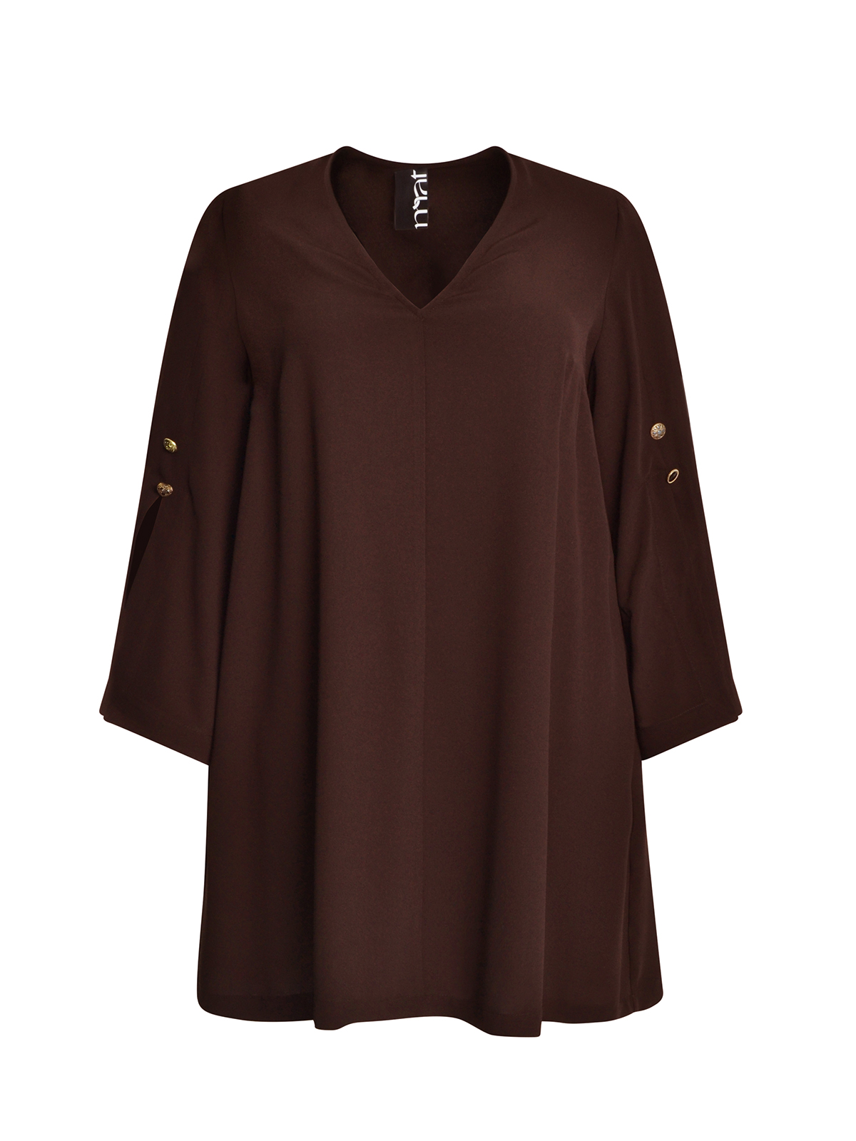 Μίνι φόρεμα κρεπ σε Α-γραμμή φωτογραφία