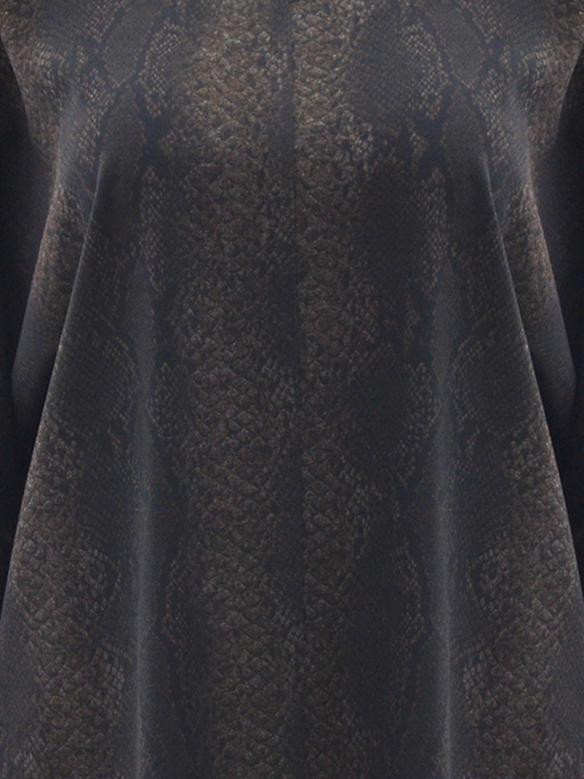 Animal-print γιλέκο φόρεμα με V-λαιμόκοψη φωτογραφία