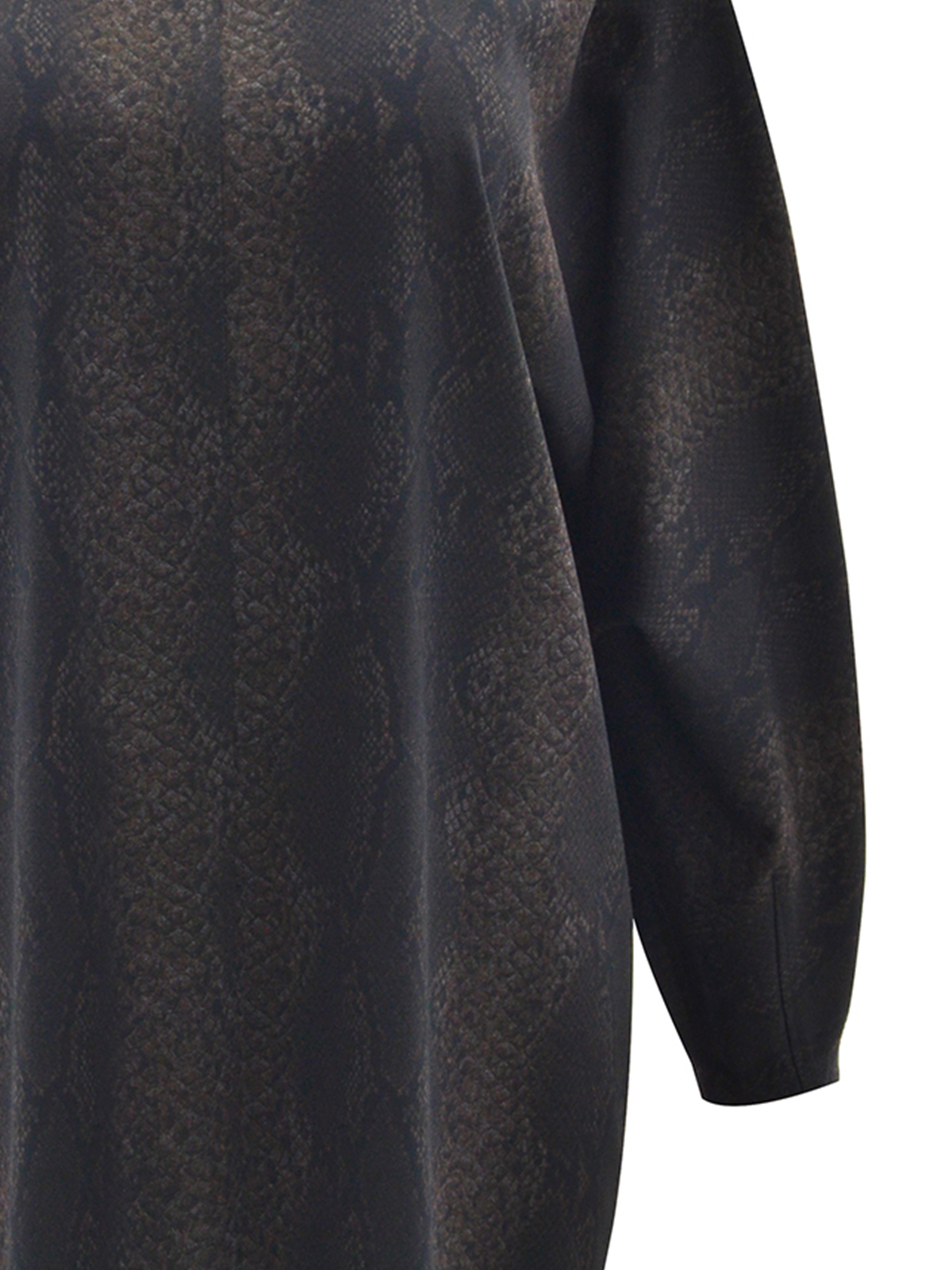 Animal-print γιλέκο φόρεμα με V-λαιμόκοψη φωτογραφία