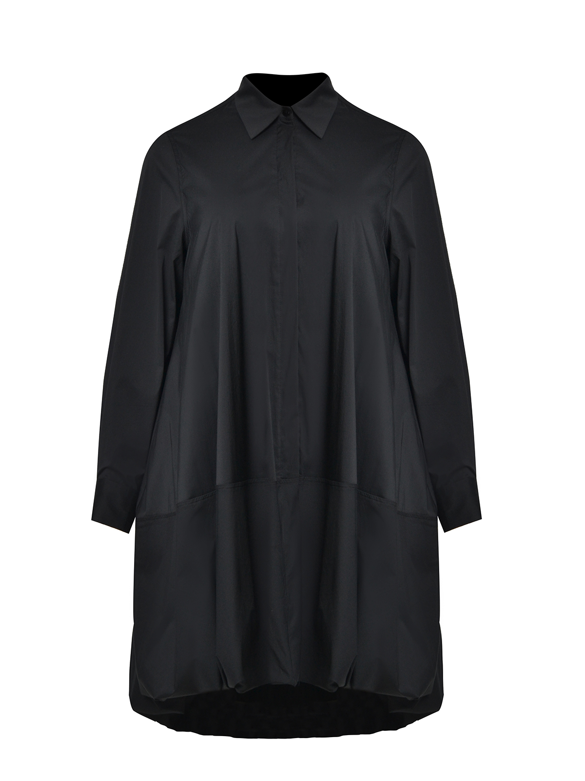 Σεμιζιέ φόρεμα με balloon τελείωμα φωτογραφία