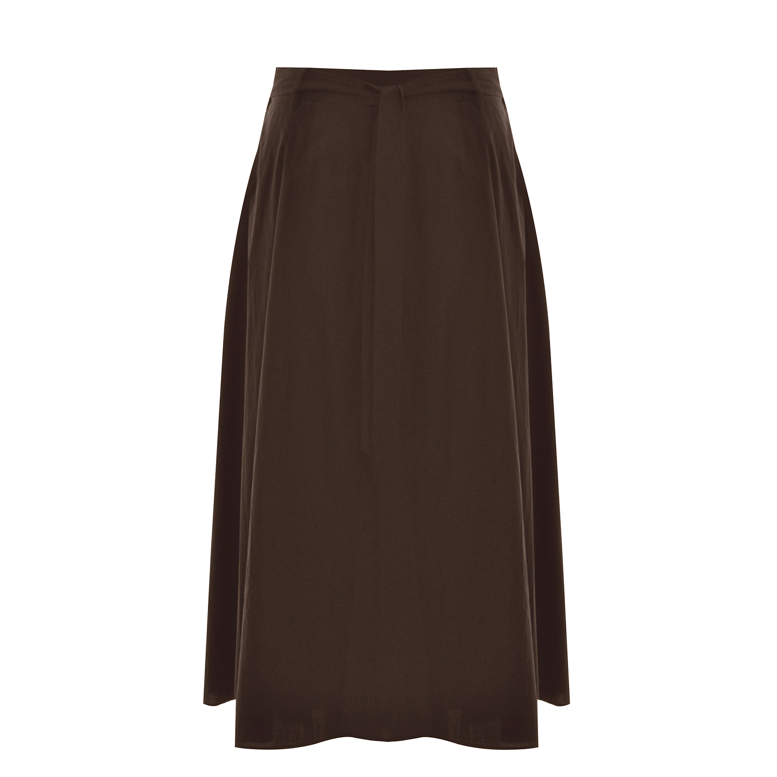 MAT FASHION Maxi φούστα ποπλίνα με ζώνη στη μέση
