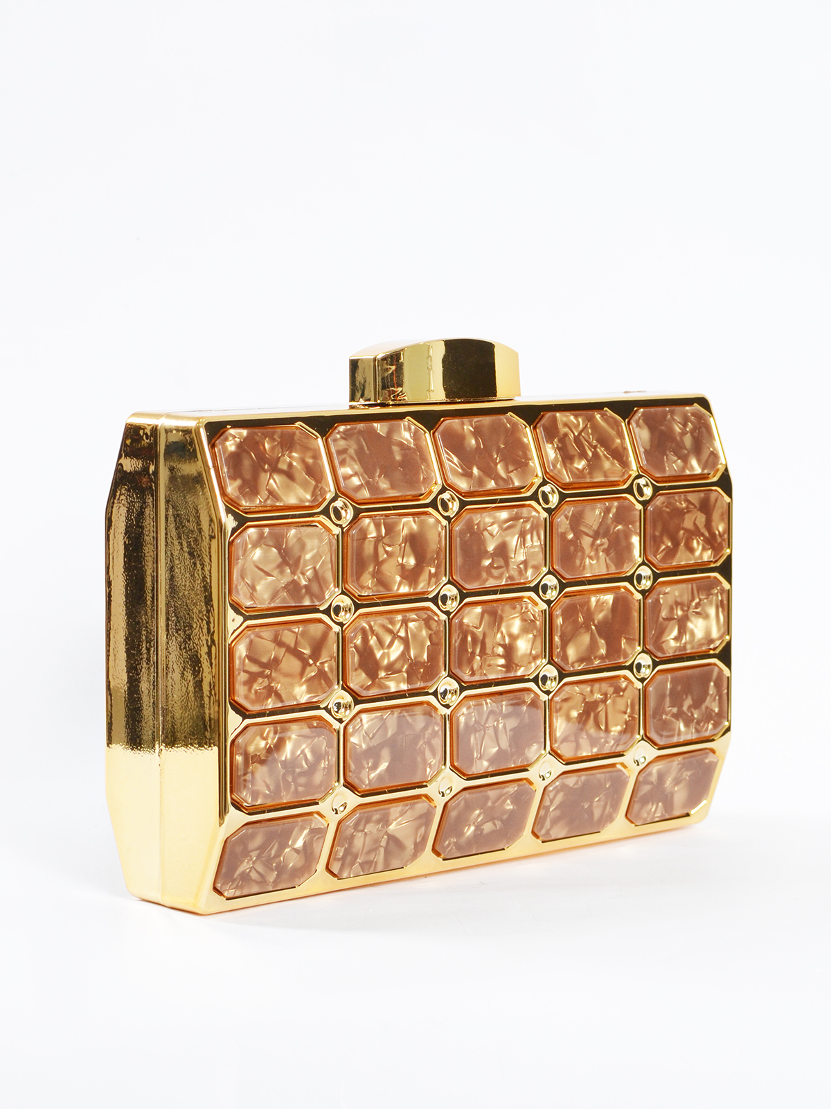 Γεωμετρική τσάντα φάκελος με marbled υφή φωτογραφία