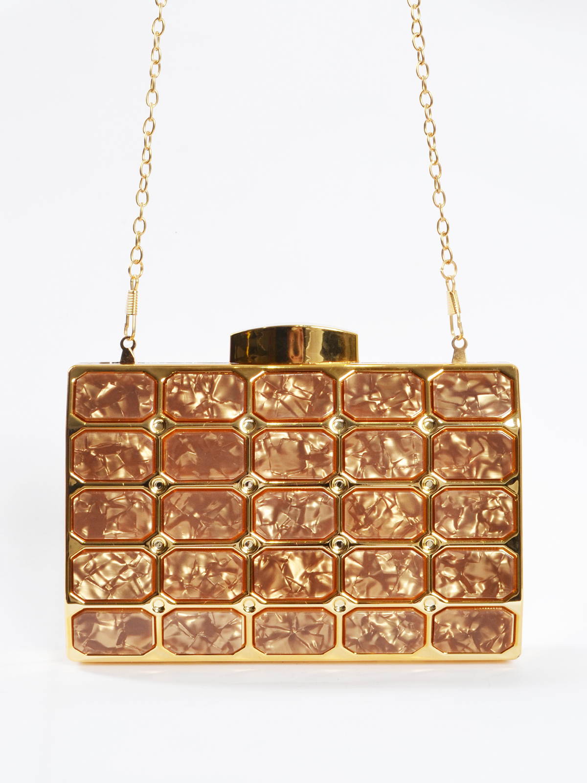 Γεωμετρική τσάντα φάκελος με marbled υφή φωτογραφία