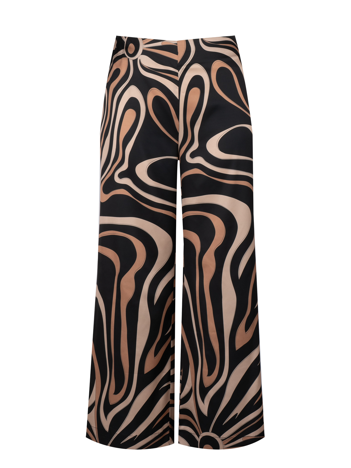 Σατέν παντελόνα με graphic print