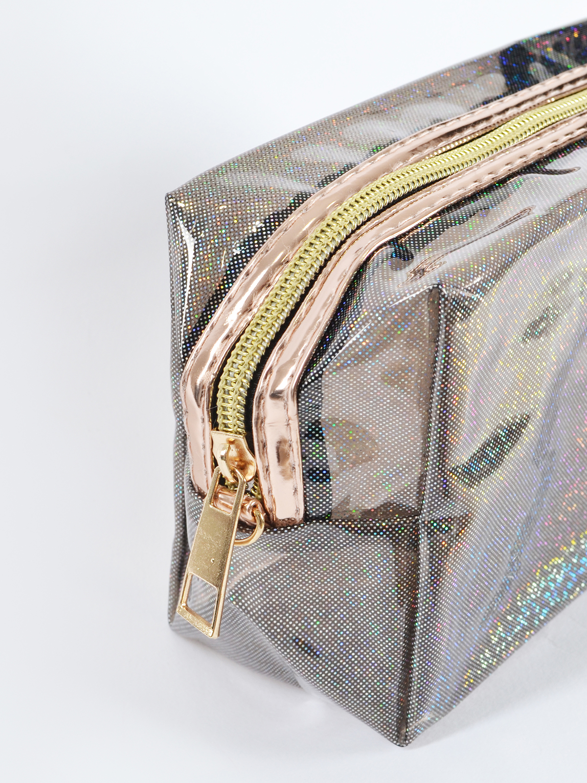 Τσαντάκι νεσεσέρ PVC με glitter φωτογραφία