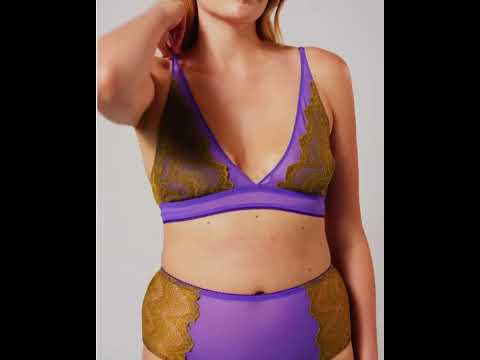 Σουτιέν Bralette με Διχρωμία φωτογραφία