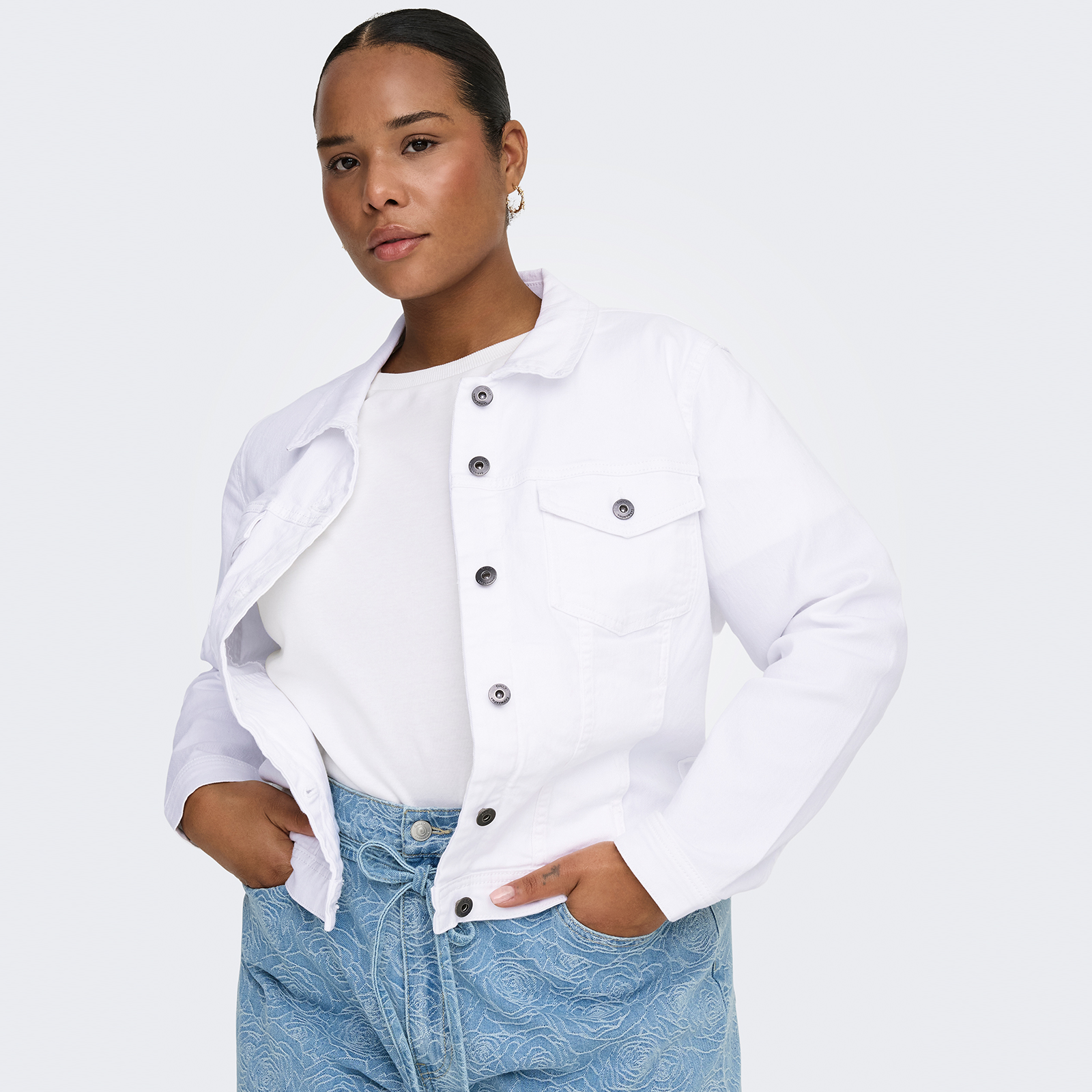 ONLY CARMAKOMA Τζιν τζάκετ Carwespa